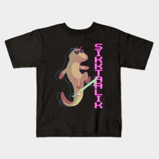 Skateboarding Tiktaalik Kids T-Shirt